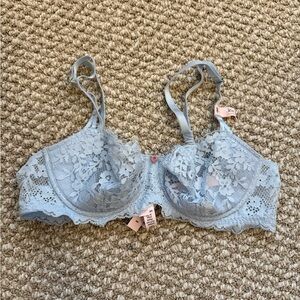 Victoria's Secret Lace Bra - Soft Blue